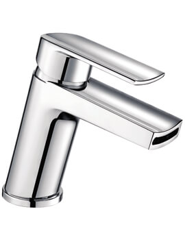 WhiteVille Smart Deck Mounted Chrome Basin Mixer Tap With Spring Waste