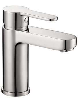 WhiteVille Delta  Chrome Deck Mounted Basin Mixer Tap With Spring Waste