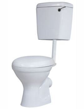 Kartell K-Vit Berwick Low Level White WC Pan With Soft Closed Seat - Image