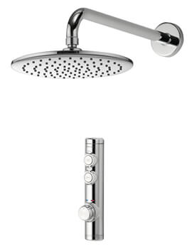 Aqualisa iSystem Concealed Digital Shower With Wall Fixed Shower Head - Image