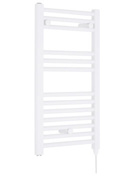 Nuie Straight 400 x 720mm Heated Electric Towel Rail - Image