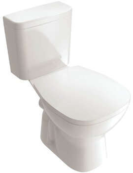 WhiteVille Smart White Close Coupled WC With Standard Seat