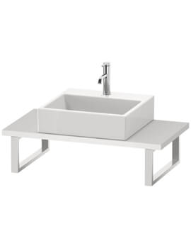 Duravit L-Cube 480mm Depth 1 Cut-Out Console For Above Counter Basin And Countertop Basin Compact - Image