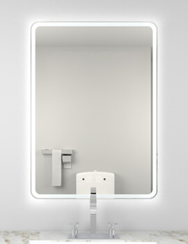 Kartell K-Vit Optima 500 x 700mm Bluetooth LED Mirror - Image