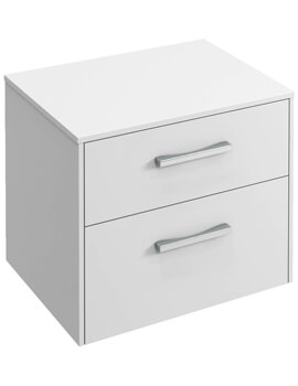 WhiteVille Double Drawer Wall Hung Unit - Image