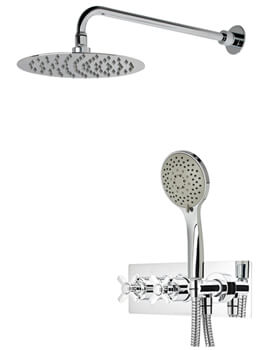 Wessex Dual Function Shower Set Chrome - Shower Head And Handset