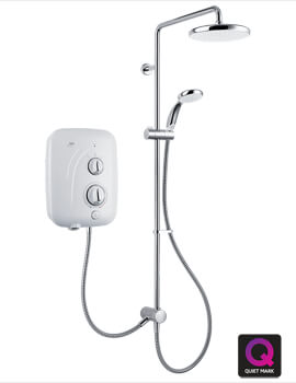Elite SE 9.8 Kw Pumped Electric Shower Chrome With Dual Outlet