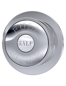 Hudson Reed Traditional Round Dual Flush Push Button - Image