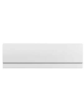 Essential White Straight Front Bath Panel - Image