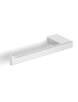 Urban Square Chrome Toilet Roll Holder Without Cover