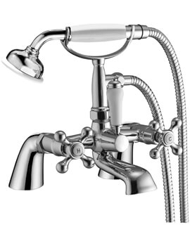 Mito Chrome Bath Shower Mixer Tap With Kit