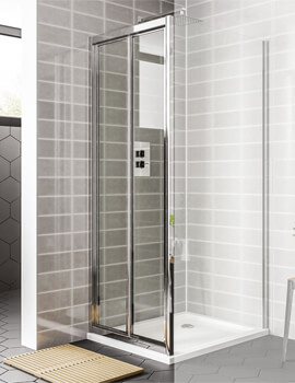 Essential Spring Bi-Fold Shower Door - Image