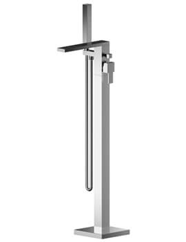Nuie Sanford Freestanding Chrome Bath Shower Mixer Tap - Image