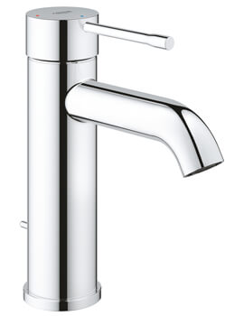 Grohe Essence S-Size 1-2 Inch Chrome Basin Mixer Tap With Pop-Up Waste