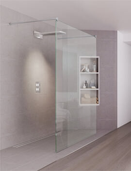 Design DS440 Double Entry Walk-In Shower Screen 100