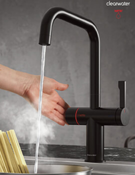 Clearwater Magus 4-In-1 Black Boiling Water Tap With Filter - Image