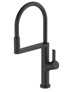 Clearwater Galex Filter Pullout Black Kitchen Sink Mixer Tap - Image