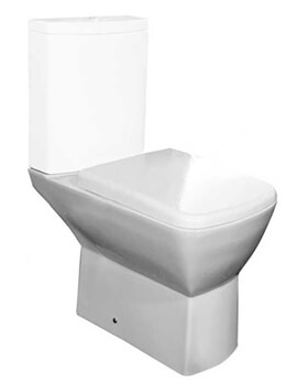 Jasmine White Close Coupled WC Pan Only