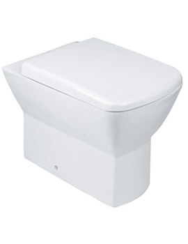 Jasmine Designer White Back To Wall Pan Only