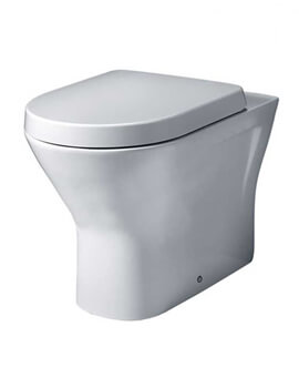 Essential IVY Back To Wall White WC Pan And Soft Close Seat - Image