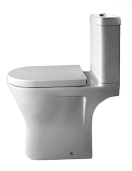 Essential IVY Close Coupled White WC Pan With Cistern And Soft Close Seat - Image
