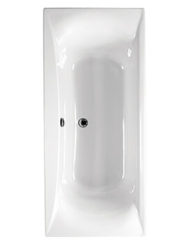 Alpha Double Ended 5mm Acrylic White Bath 1800 x 800mm