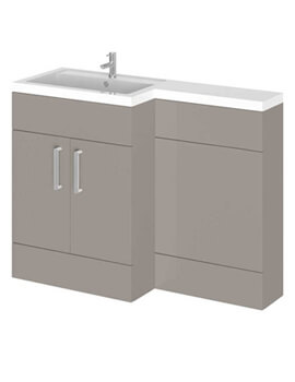 Nevada L-Shape Floor Standing Washbasin Unit And Basin