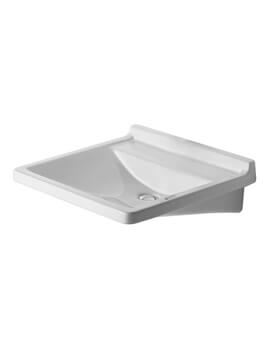 Starck 3 White Washbasin With 1 Pre-Punched Taphole