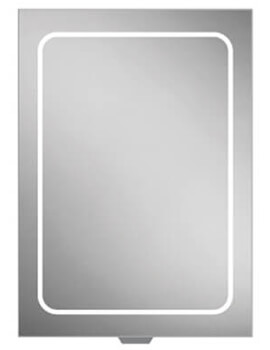 Vapor LED Illuminated 500 x 700mm Aluminium Mirror Cabinet