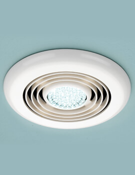 Cyclone Wet Room Inline Illuminated White Extractor Fan