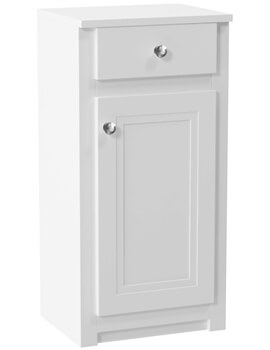 Traditional 400mm Wide Floor Standing Side Cabinet With Drawer
