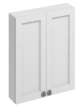 600mm Matt White Double Door Storage Cabinet