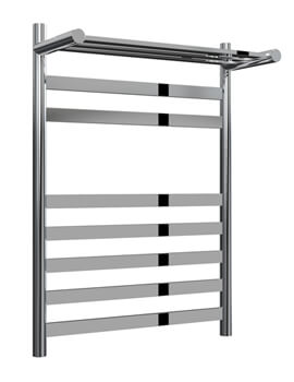 Reina Alento 530mm Wide Polished Stainless Steel Radiator - Image