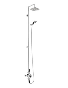 Burlington Avon 2 Outlet Exposed Thermostatic Extended Shower Set - Image