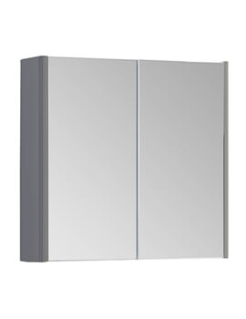 K-Vit Options Double Door Mirror Cabinet