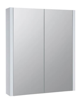 K-Vit Purity Double Door Bathroom Mirror Cabinet