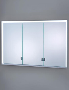 Royal Lumos Recessed 3-Door LED Illuminated Mirror Cabinet 1200 x 735mm