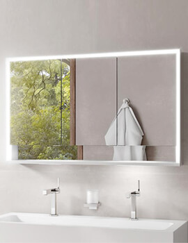 Royal Lumos 3-Door Mirror Cabinet With LED Light