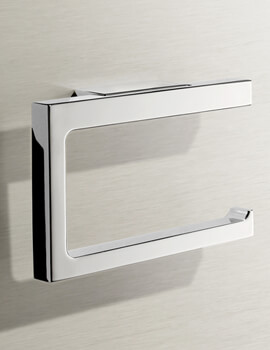 Edition 11 Open Form Toilet Roll Holder Chrome