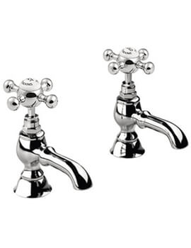 Imperial Westminster Pair Of Bath Pillar Taps Chrome - Image