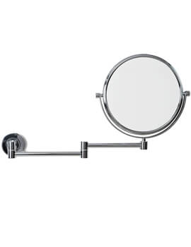 Hutton Reversible 5X Magnifying Wall Mirror