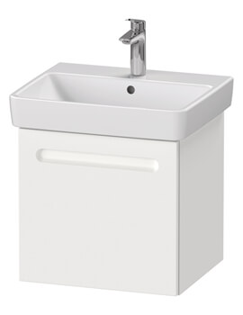 Duravit No.1 One Pull-Out Compartment Vanity Unit With Siphon Cut-Out