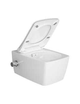 VitrA M-Line Aquacare 565mm Rim-ex Wall-Hung WC Pan With Thermostatic Stop Valve - Image
