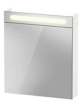 Duravit No.1 Single Door 600 x 700mm Mirror Cabinet With LED Light