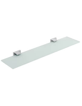 Level 550mm Frosted Glass Shelf