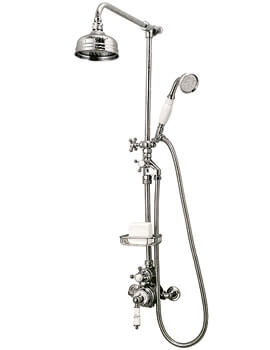 Imperial Victorian Rigid Riser Kit And Exposed Valve With Head And Handset - Image