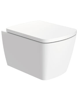 IMEX Ravine 500mm Rimless Comfort Height Wall Hung Short Projection WC - Image