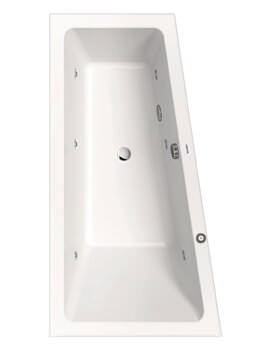 Duravit No.1 1700 x 1000mm Double Ended Whirlpool Built-In Bath
