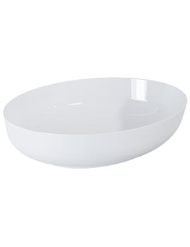 Royo Aquatrend 520 x 400mm Oval Counter Top Basin And Waste