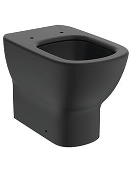 Ideal Standard Tesi Black Back to Wall Toilet With Aquablade Technology - Image